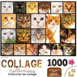 Collage Cats 1000 Piece Puzzle