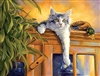 Observation Post Fancy Cat 500 Piece Puzzle