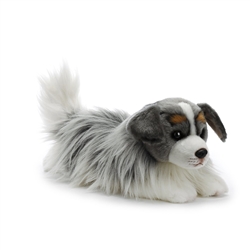 Australian Shepherd Plush Dog 12" L from Nat & Jules Collection