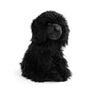 Black Poodle Plush Dog by Nat & Jules  9" High