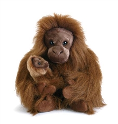 Orangutan and Baby from the Nat & Jules Collection 11" H