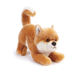 Shiba-Inu Plush Dog by Nat & Jules  9" Long