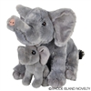 Elephant wtih Baby 11" H