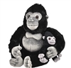 Gorilla wtih Baby 10" H