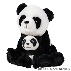 Panda wtih Baby 11" H