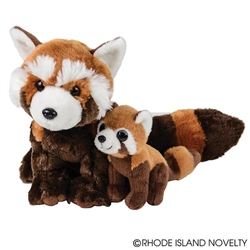 Red Panda wtih Baby 11" H