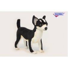 Black and White Chihuahua 10"h