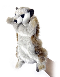 Hansa Meerkat Puppet 11" H