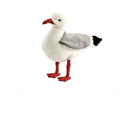 Hansa Seagull Plush Toy 10" H