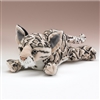 Clouded Leopard Lying Plush Toy 14" L