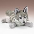 Wolf Lying by Wildlife Artists 11" Long