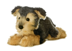 Yorky Yorkshire Terrier Plush Dog Flopsie