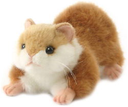 Hansa Lying Brown Hamster