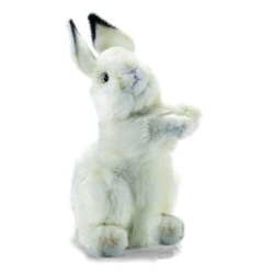 Hansa White Baby Rabbit 12" H
