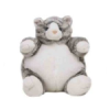 Grey Tabby Cat Plumpee (Medium)