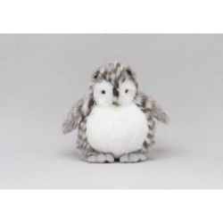 White Snow Owl Plumpee (Large)