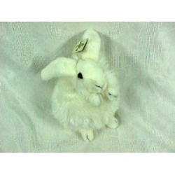 White Bunny Rabbit Baby Plumpee