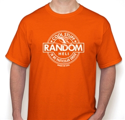 Team Random Heli - Basic T-Shirt, Orange