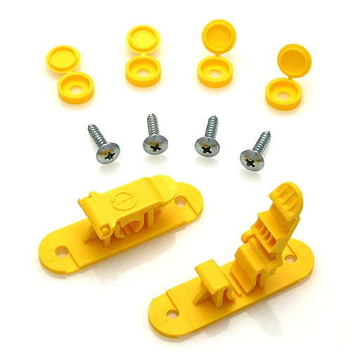 Skid Clamp Assembly 5.5mm-6.5mm Yellow