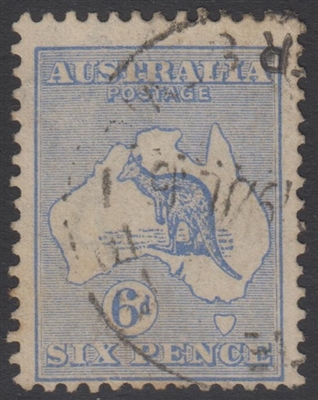 Kangaroo SG 26 2nd watermark 6d ultramarine