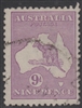 Kangaroo SG 39 3rd watermark 9d die II