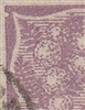 KGV SG 57 BW ACSC 76(4)g listed flaw VII/32 1d violet