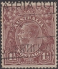 KGV SG 59 BW ACSC 85 1919 1Â½d Three Halfpence red-brown