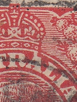 KGV SG 63 BW ACSC 96(12)j listed flaw 12R28 2d scarlet