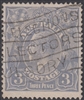 KGV SG 79 BW ACSC 104 Harrison Plates Die I 1924 3d Three Pence Blue