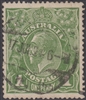 KGV SG 82 BW ACSC 78 1924 1d green Large Multiple crown watermark