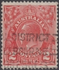 KGV SG 127 BW ACSC 103 1931 2d golden scarlet