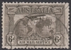 SG 139 Kingsford Smith AIR MAIL SERVICE Southern Cross Flight 1931 6d sepia