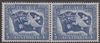 SG 214 1946 PEACE VICTORY COMMEMORATION 3Â½D BLUE with ORIGINAL GUM joined pair