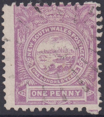 NSW SG 253d 1888-89 One Penny View of Sydney