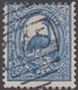 NSW numeral postmark 245 HAY barred numeral on 2d emu New South Wales Australia