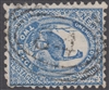 NSW numeral postmark 84 TENTERFIELD oval rings cancel on 2d emu New South Wales Australia