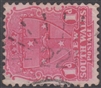 NSW numeral postmark 221 rays HUNTERS HILL sunburst cancel 1d shield New South Wales Australia