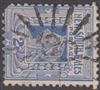 NSW numeral postmark 130 BURROWA rays numeral on 2d QV New South Wales Australia