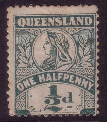 QLD SG 262 1899-1906 halfpenny mint hinged MH