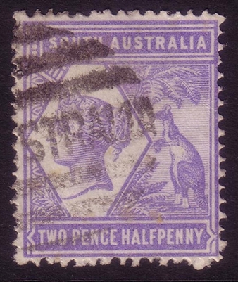 SA SG 234 1894-1906 two pence halfpenny Perforation 15