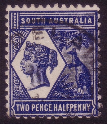 SA SG 239 1906 two pence halfpenny. Perforation 12x11.5