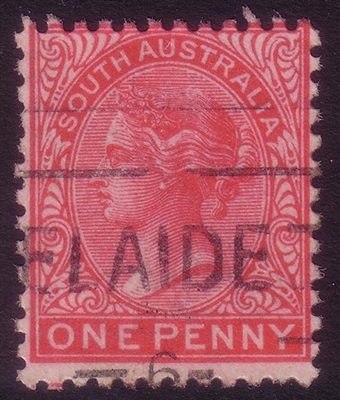 SA SG 294a 1905-1911  one penny. Perforation 12x11.5