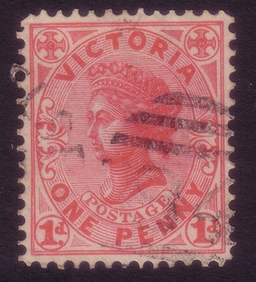 VIC SG 385b 1901-10 One Penny