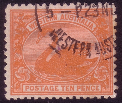 WA SG 146 1910 10d rose-orange