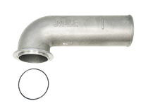 BW S400 Series Charge pipe 3.5" 90 Degree