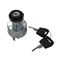 Ignition Key Switch w/ 2 Keys & Mounting Nut