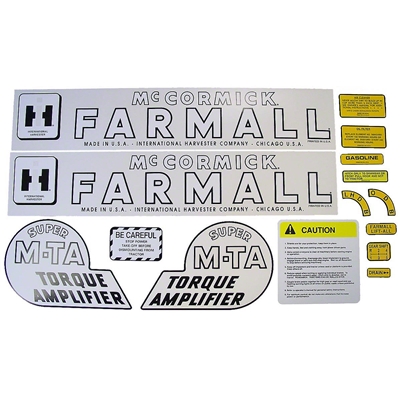 Decal Kit: Farmall Super MTA 1954