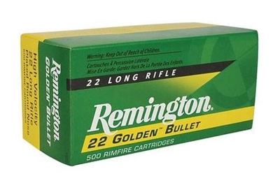 REMINGTON GOLDEN BULLET 22 LR 50 RND BOX 40GR HV