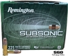 REMINGTON SUBSONIC RIMFIRE 22LR 40 GRAIN 1050 FPS 225 ROUNDS