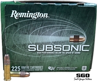 REMINGTON SUBSONIC RIMFIRE 22LR 40 GRAIN 1050 FPS 225 ROUNDS